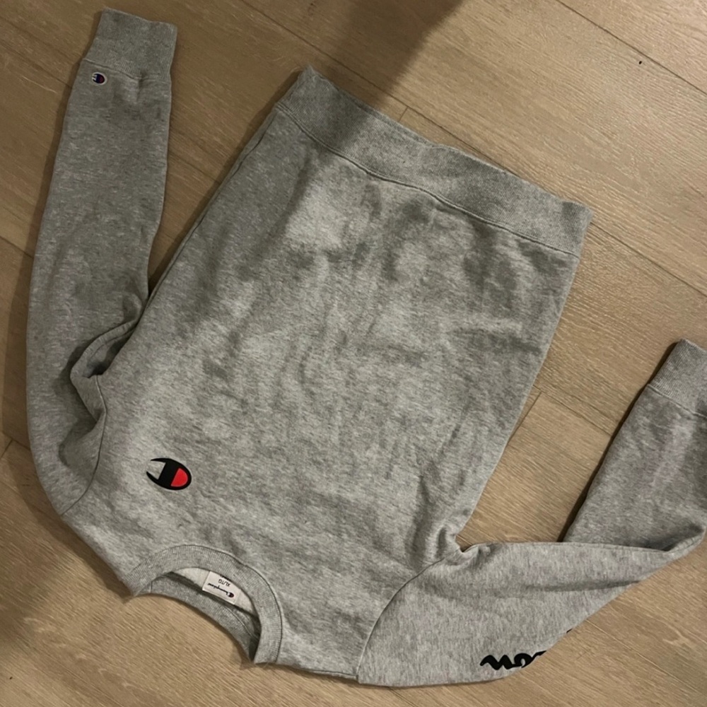 Champion Heather Gray Crewneck